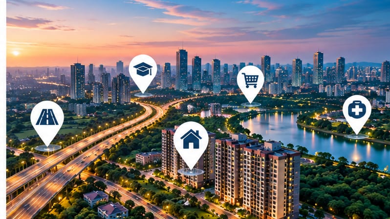 Property location and city connectivity
