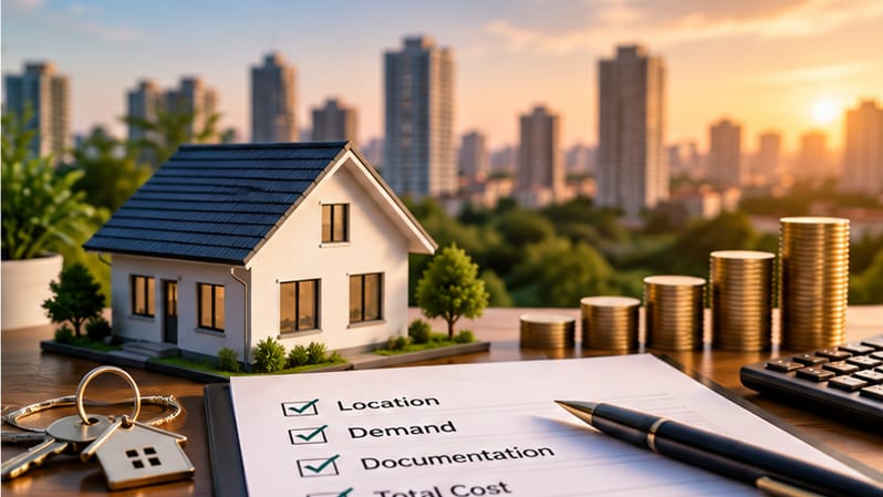 Property investment checklist and property evaluation